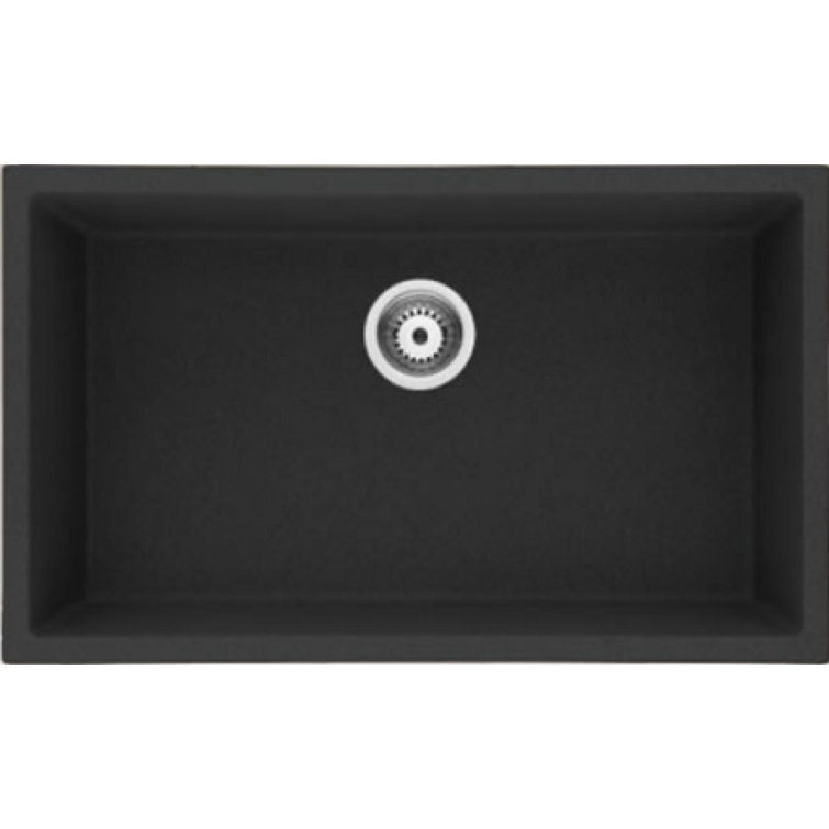 Plumbing N Parts 27'' L Undermount Single Bowl Granite Kitchen Sink